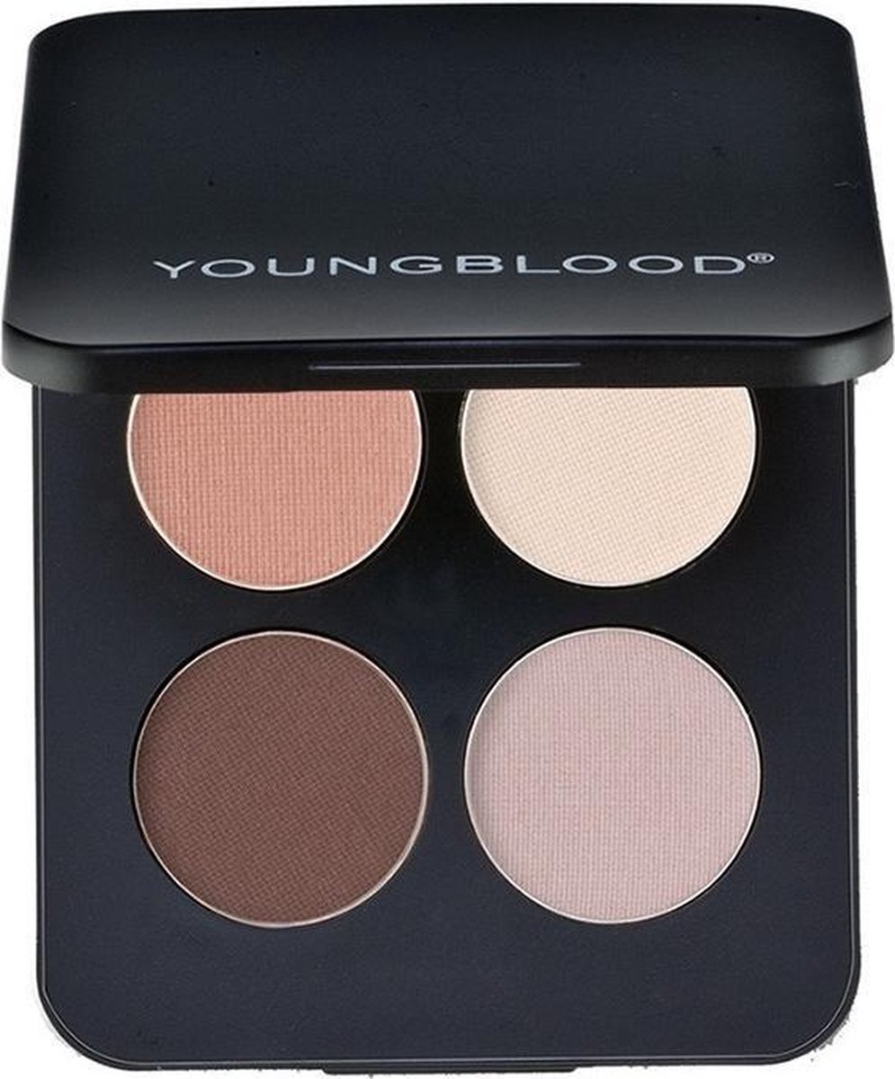 Goedkoopste Youngblood Individual Eyeshadow Quad oogschaduw - City Chic