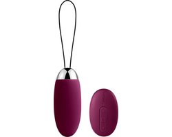 Svakom Elva - Remote Control Vibrerend Ei - Bordeaux