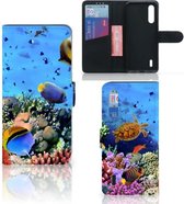 Case Cover pour Xiaomi Mi 9 Lite Portefeuille Pêche