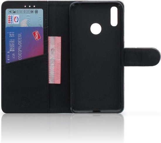 Coque avec pour Huawei Y7 (2019) Portefeuille Cadeaux Saint Valentin