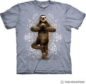 T-shirt Namaste Sloth Gray