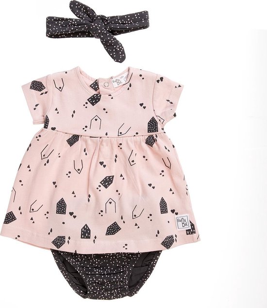 gerucht spoor Hertellen Babykleding meisje, jurk oud roze maat 92 | bol.com