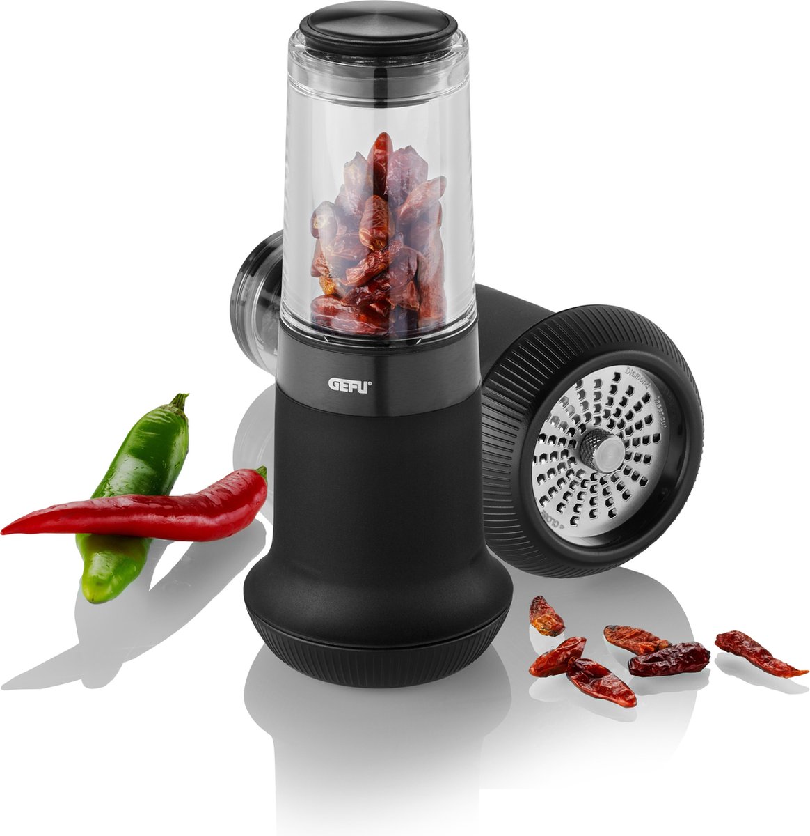 Chili Snijder X-PLOSION - Zwart - Gefu
