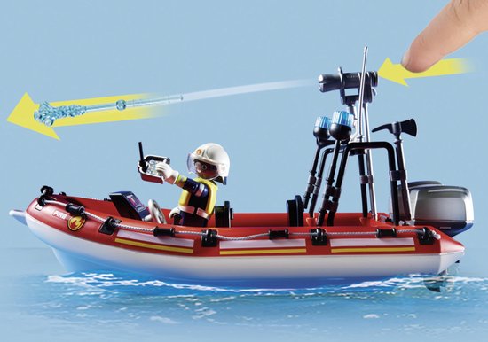 Playmobil City Life Brigade de pompiers avec bateau et hélic | bol.com