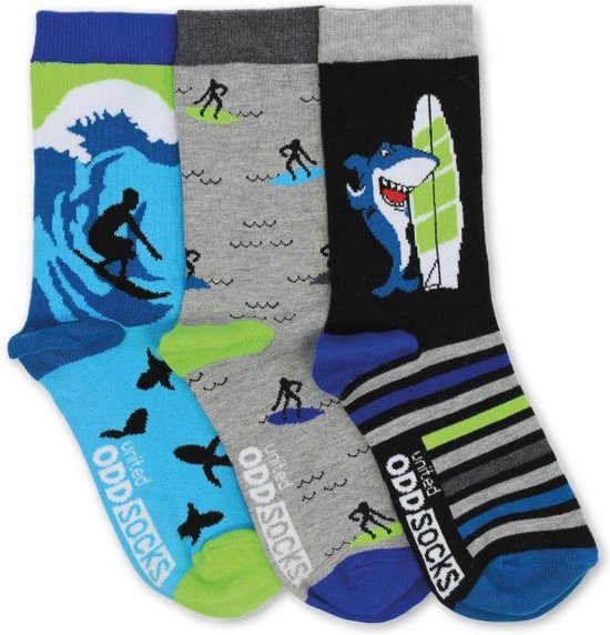 Mismatched socks - sokken - Surfer - 3 sokken - maat 31 tot 38 | bol.com