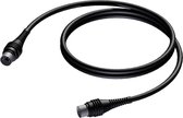 Procab CAM400 DIN 5-pins MIDI kabel / zwart - 1,5 meter
