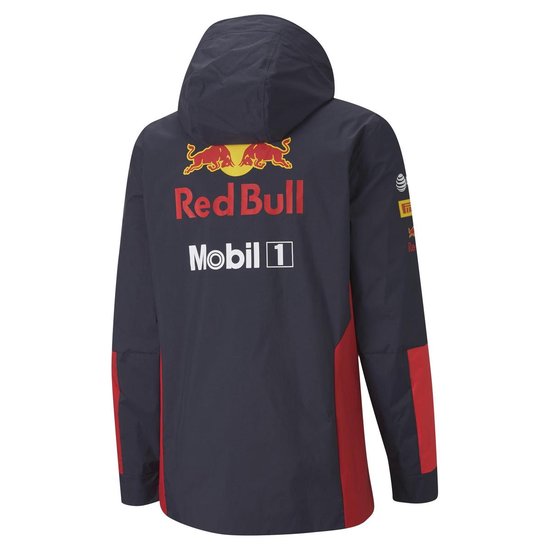 PUMA Red Bull Racing Team Rain Jacket Heren Sportjas - NIGHT SKY - Maat S - PUMA