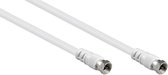 Câble coaxial Transmedia F (m) - F (m) / droit - blanc - 0 50 mètres