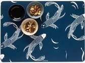 Japanese Fish - Blue - 6 Placemats