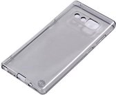 Samsung Note 8 zwart transparant siliconenhoesje / Siliconen Gel TPU / Back Cover / Hoesje Note 8 zwart doorzichtig