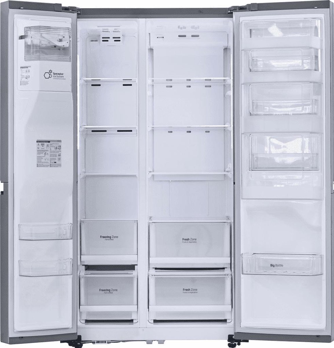 LG GSLV70MCTE frigo américain Autoportante 635 L E Noir