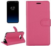 Samsung Galaxy S8 - Litchi Wallet Case - Magenta