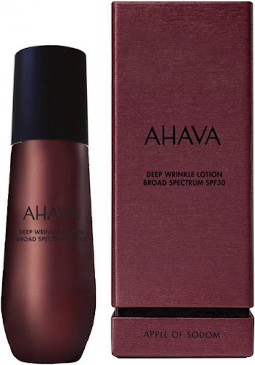 AHAVA Anti-Rimpel Lotion SPF-30 - Verjongend en Beschermend | Vegan, Alcohol- en Parabenenvrij | Anti-Aging Gezichtscrème | Bodylotion voor Dames & Heren - 50ml