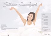 iSleep Silver Comfort 4-Seizoenen Dekbed - Eenpersoons - 140x220 cm - Wit