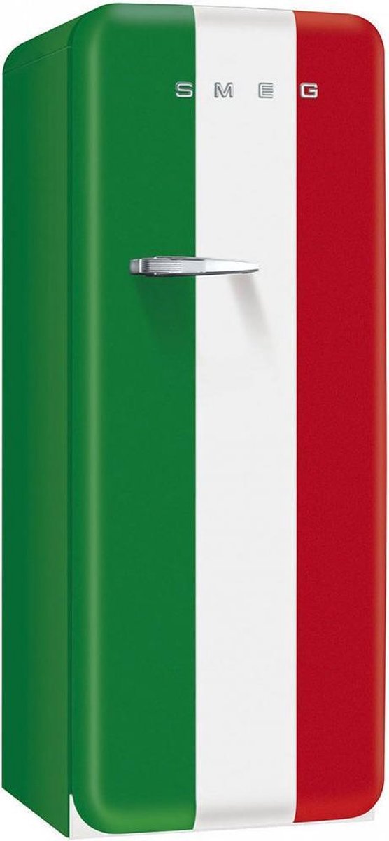 SMEG FAB28RIT1 - Kastmodel koelkast - Italiaanse vlag | bol