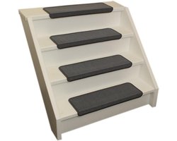 Elite Trapmatten - 15 stuks - Elite Grijs 56x17x3,5 Recht