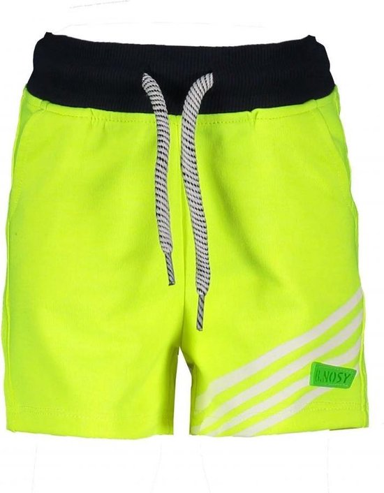 B-Nosy Jongens korte broeken B-Nosy Baby boys shorts with slanted printe  geel 62 | bol.com