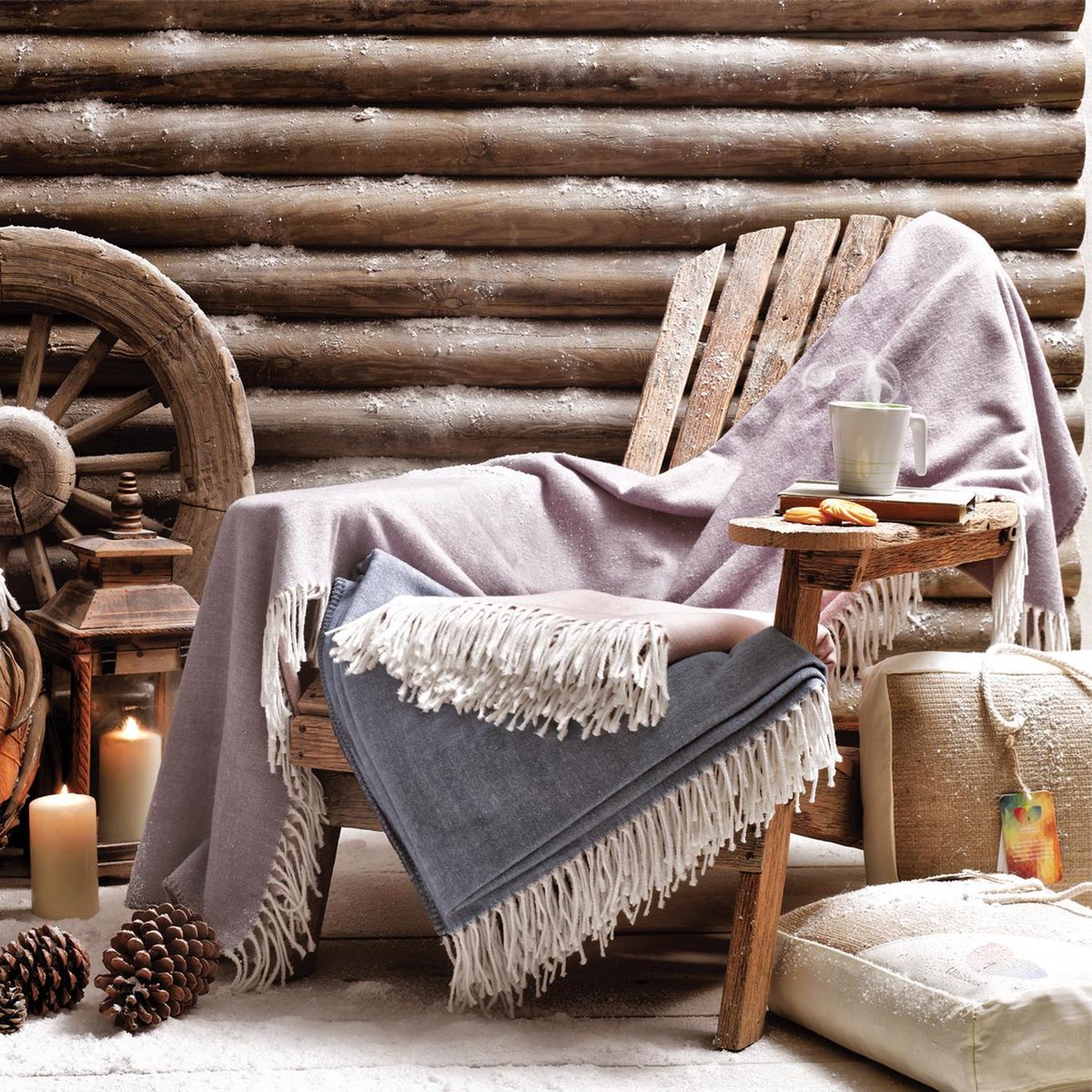 Hibboux sprei 200x200 antraciet