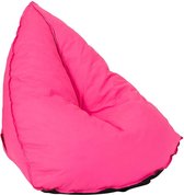 J-Line Zitzak Driehoek Polyester Roze