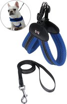 Super eenvoudige harnas voor honden - BLAUW - SMALL