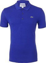 Lacoste Sport polo Slim Fit - blauw/paars - Cosmique (ultra lightweight knit) -  Maat: M