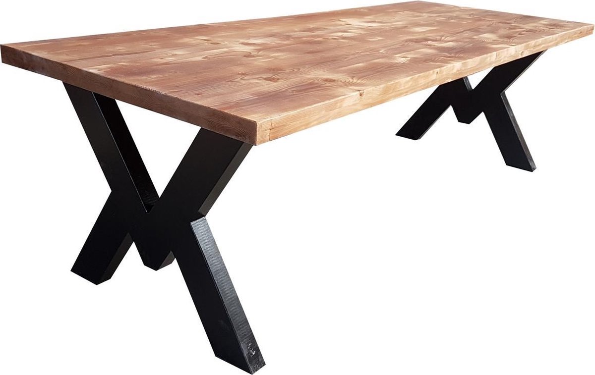 Tafel Valencia4 Persoons Eettafel verlijmd tafelblad