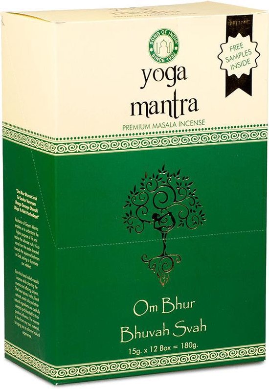 Song of India - wierook - masala - yoga mantra - doos 12 pakjes