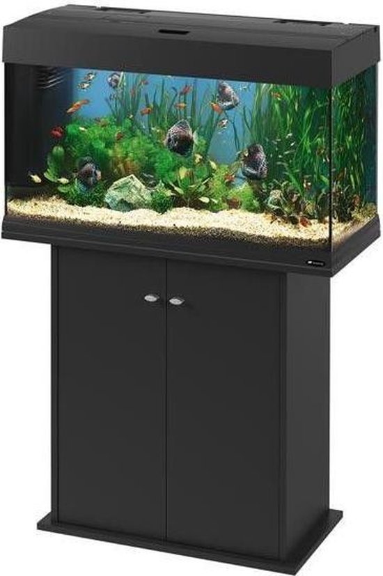Ferplast aquarium dubai/cayman 80 zwart | bol.com