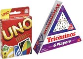Spelvoordeelset Uno - Kaartspel & Triominos 6 player