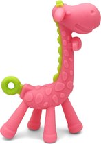 Giraffe Groot Bijtring - Roze