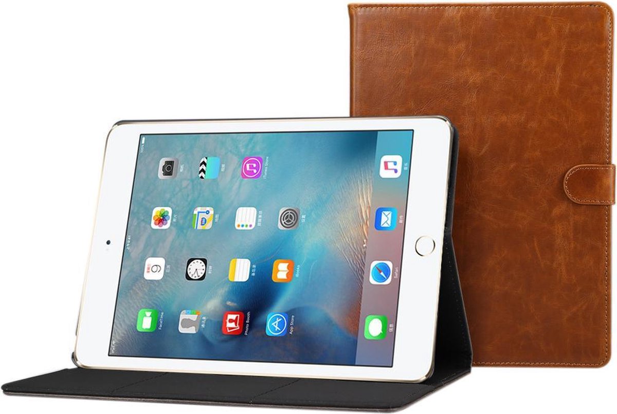 iPad 2 / 3 / 4 leren hoes / case bruin