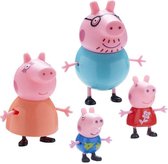 Peppa Pig Koffer Familie - 4 figuren - Speelfiguren - Speelset