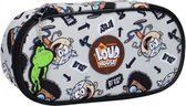 Nickelodeon Etui Huize Herrie 20 X 9 Cm Grijs