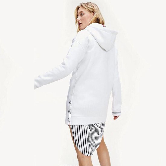 Tommy Hilfiger Hooded Dress Icon White