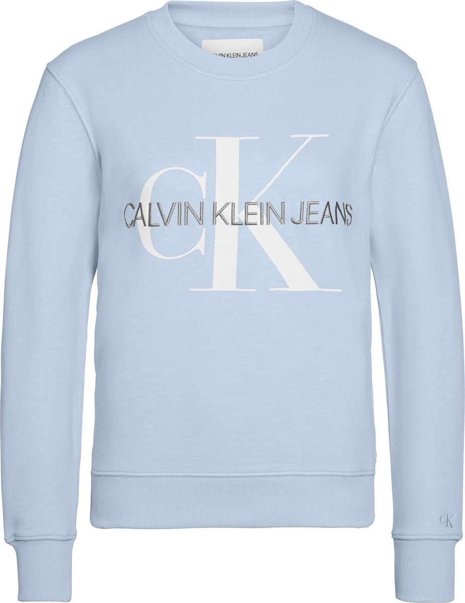 Goed doen Rubriek Kwade trouw Calvin Klein Trui - Vrouwen - lichtblauw | bol.com