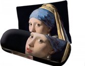 Brillenkoker inclusief brillendoekje - Brillenetui - Bekking & Blitz - Meisje met de parel - Johannes Vermeer - Kunst - Museum - Mauritshuis Den Haag