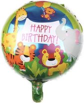 Dieren Happy Birthday ballon 18 inch