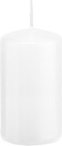 1x Witte cilinderkaars/stompkaars 6 x 12 cm 40 branduren - Geurloze kaarsen - Woondecoraties