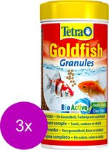 Tetra Visvoer Goldfish Granules - Vissenvoer - 3 x 250 ml