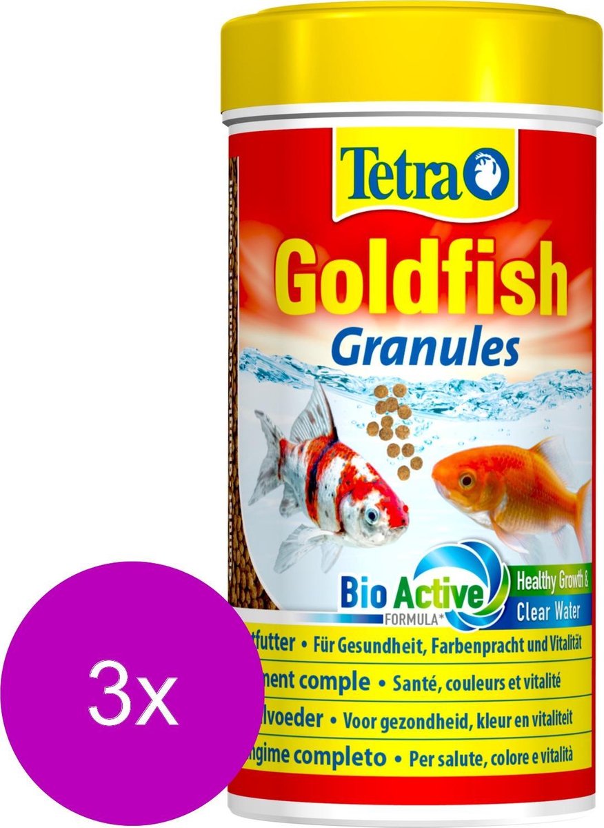 Alimentation Tetra Goldfish Menu 250 ml pour poissons
