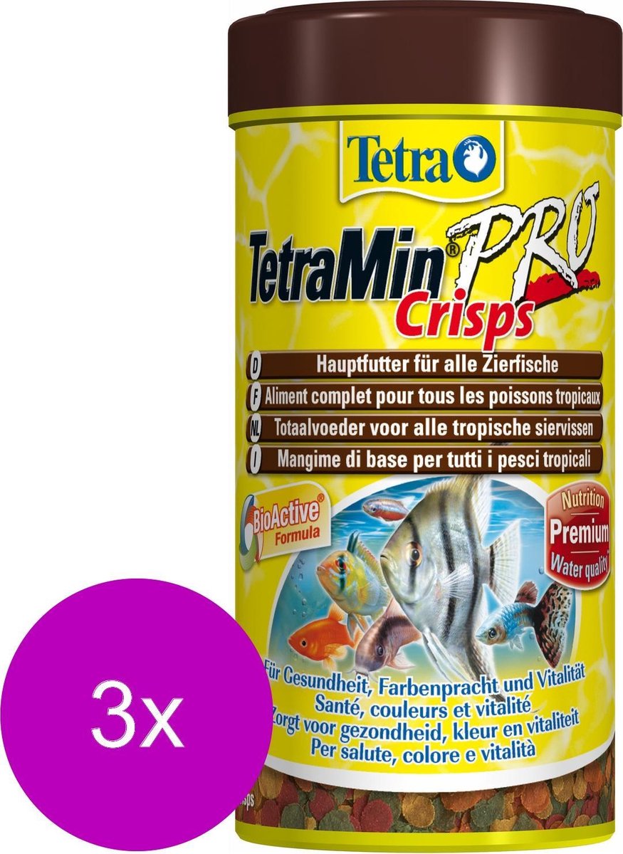 Tetra Tetramin Crisps - Vissenvoer - 3 x 250 ml