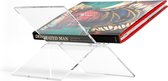 Aiden® - Boekenstandaard - boekenhouder - plexiglas - koffietafelboek - strak design - Transparant - Bookholder - Bookstand