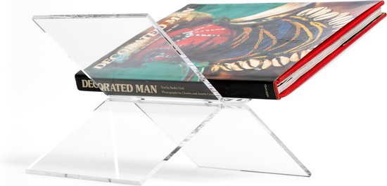 Aiden - Porte-livre - porte-livre - plexiglas - livre de table basse -  design élégant... | bol.com