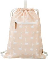 Fresk zwemtas Swan - zwemzak - turnzak - turntas -sporttas - kind - licht roze