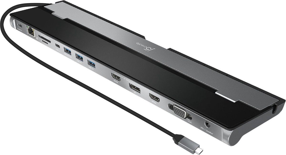 J5 Create JCD543 USBC™ Triple Display Docking Station