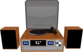 Bol.com Denver MRD-52 Lightwood Music center met DAB+ radio en cd speler - Licht hout aanbieding
