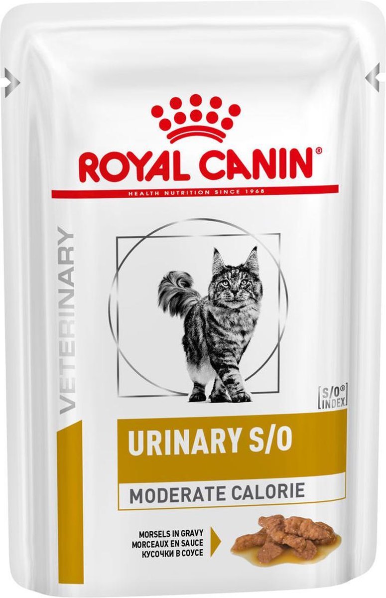 Royal Canin Urinary S / O Modéré Cal. chat (morceaux de viande) - 48 x 85 g  | bol.com