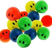 10 stuks Smiley stuiterballen 3.8 cm