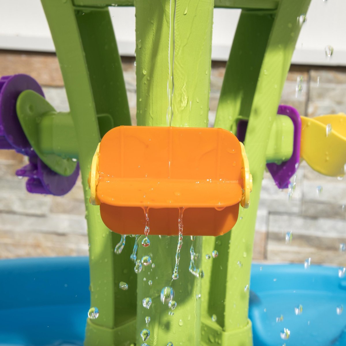 Step2 Summer Showers Splash Watertafel - Met 8 accessoires - Waterspeelgoed voor kind - Activiteitentafel met water voor de tuin / buiten — afbeelding 19