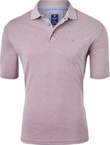 Redmond regular fit poloshirt - paars melange - Maat: 4XL